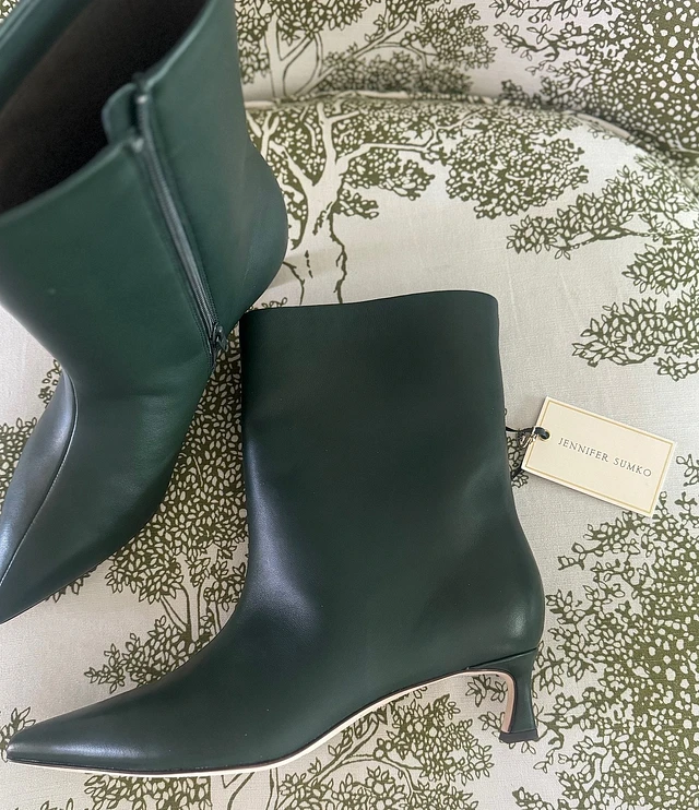 antonio melani x jennifer sumko tina leather dress boots Jennifer Sumko | Shoes | Jennifer Sumko X Antonio Melani Chic Cream Tina Leather Dress Booties 95m Nwt