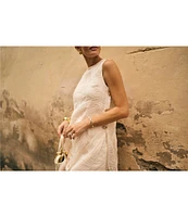 Antonio Melani x M.G. Style Blake Soutache Round Neck Sleeveless Shift Dress
