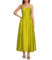Antonio Melani x M.G. Style Jen A-Line Square Neck Sleeveless Dress