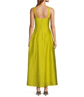 Antonio Melani x M.G. Style Jen A-Line Square Neck Sleeveless Dress