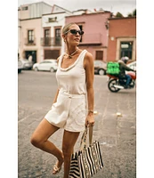Antonio Melani x M.G. Style Kurry Textured Wrap Coordinating Skort