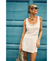Antonio Melani x M.G. Style Kurry Textured Wrap Coordinating Skort