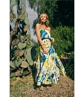Antonio Melani x M.G. Style Lamar Printed Two Piece Poplin Blouse & Skirt Set