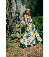 Antonio Melani x M.G. Style Lamar Printed Two Piece Poplin Blouse & Skirt Set