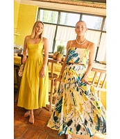 Antonio Melani x M.G. Style Lamar Printed Two Piece Poplin Blouse & Skirt Set