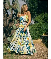 Antonio Melani x M.G. Style Lamar Printed Two Piece Poplin Blouse & Skirt Set