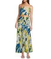 Antonio Melani x M.G. Style Lamar Printed Two Piece Poplin Blouse & Skirt Set