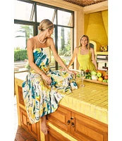 Antonio Melani x M.G. Style Lamar Printed Two Piece Poplin Blouse & Skirt Set