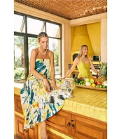 Antonio Melani x M.G. Style Lamar Printed Two Piece Poplin Blouse & Skirt Set
