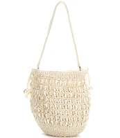 Antonio Melani x M.G. Style Pearl Sands Slouchy Drawstring Bucket Bag