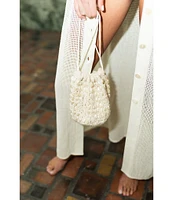 Antonio Melani x M.G. Style Pearl Sands Slouchy Drawstring Bucket Bag