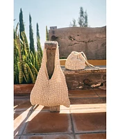 Antonio Melani x M.G. Style Pearl Sands Slouchy Drawstring Bucket Bag