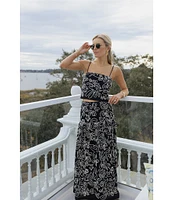 Antonio Melani x Style by Simkins Aoife Crochet Top & Skirt Set