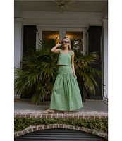 Antonio Melani x Style by Simkins Charlotte Printed Poplin Top & Skirt Set