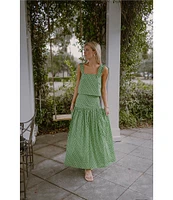 Antonio Melani x Style by Simkins Charlotte Printed Poplin Top & Skirt Set