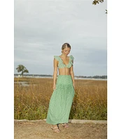 Antonio Melani x Style by Simkins Charlotte Printed Poplin Top & Skirt Set
