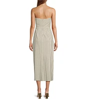 Antonio Melani x Style by Simkins Emma Stripe Print Square Neck Sleeveless Dress