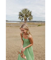 Antonio Melani x Style by Simkins Margo Printed Poplin Sweetheart Neck Sleeveless Dress