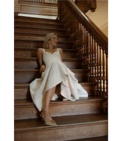 Antonio Melani x Style by Simkins Page Soutache Linen Blend Sweetheart Sleeveless Dress