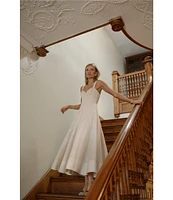 Antonio Melani x Style by Simkins Page Soutache Linen Blend Sweetheart Sleeveless Dress
