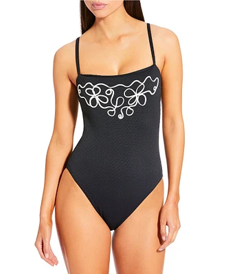 Antonio Melani x Style by Simkins Stella Bandeau One Piece Swimsuit