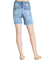 APNY Denim Mid Rise Shorts