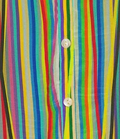 APNY Green Blue Multi Stripe Button Down Tank Top