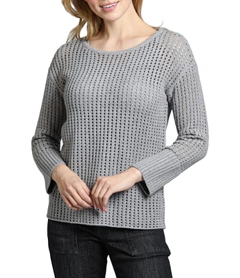 APNY Knit Crew Neck Long Sleeve Pullover