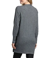 APNY Knit Open Front Long Sleeve Cardigan