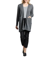 APNY Knit Open Front Long Sleeve Cardigan