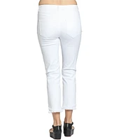 APNY Olivia Stretch Denim Mid Rise Cropped Jeans