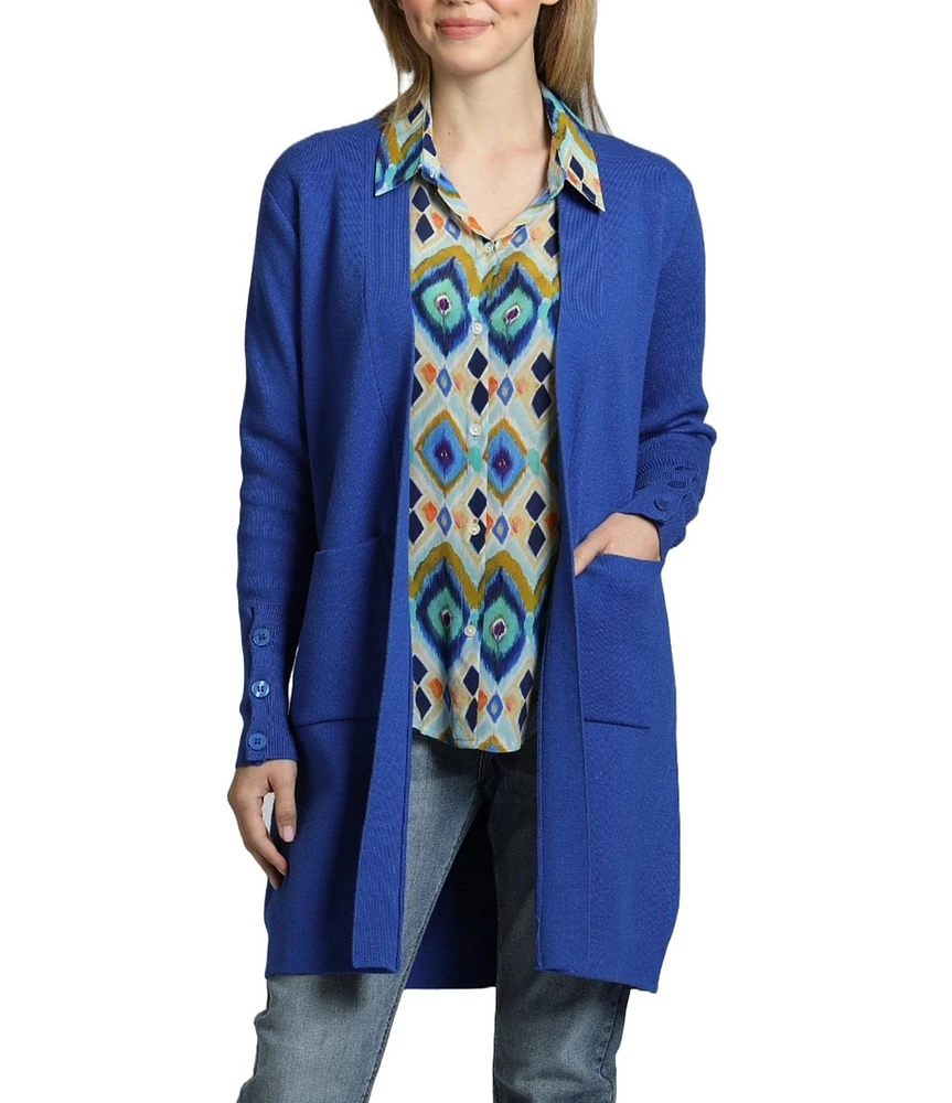 APNY Open Front Long Sleeve Cardigan