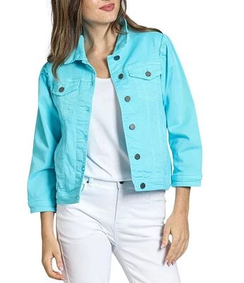APNY Puff Sleeve Jean Jacket