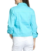 APNY Puff Sleeve Jean Jacket