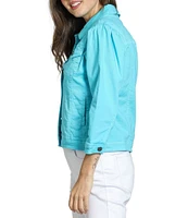APNY Puff Sleeve Jean Jacket