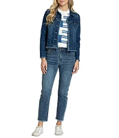 APNY Stretch Twill Collared Long Sleeve Jean Jacket