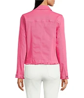APNY Stretch Twill Collared Long Sleeve Jean Jacket