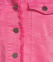 APNY Stretch Twill Collared Long Sleeve Jean Jacket