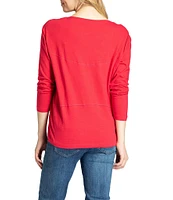 APNY V-Neckline 3/4 Sleeve Tee Shirt