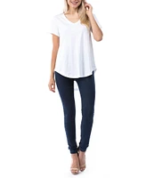 APNY V-Neckline 3/4 Sleeve Tee Shirt