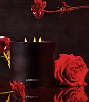 APOTHEKE Charcoal Rouge 3-Wick Candle, 26 oz.