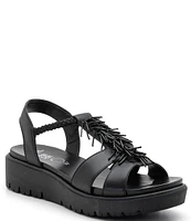 ara Bristol Banded Platform Wedge Sandals