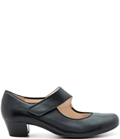 ara Calico 2.0 Leather Asymmetrical Mary Jane Pumps