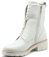 ara Deon Leather Dual Zipper Booties