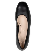 ara Gabrielle Leather Block Heel Pumps