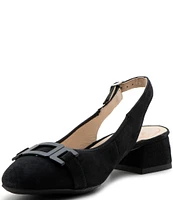 ara Gallant Suede Slingback Pumps