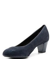 ara Kelly Leather Dotted Pumps