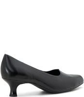 ara Kit Leather Kitten Heel Pumps