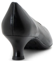 ara Kit Leather Kitten Heel Pumps