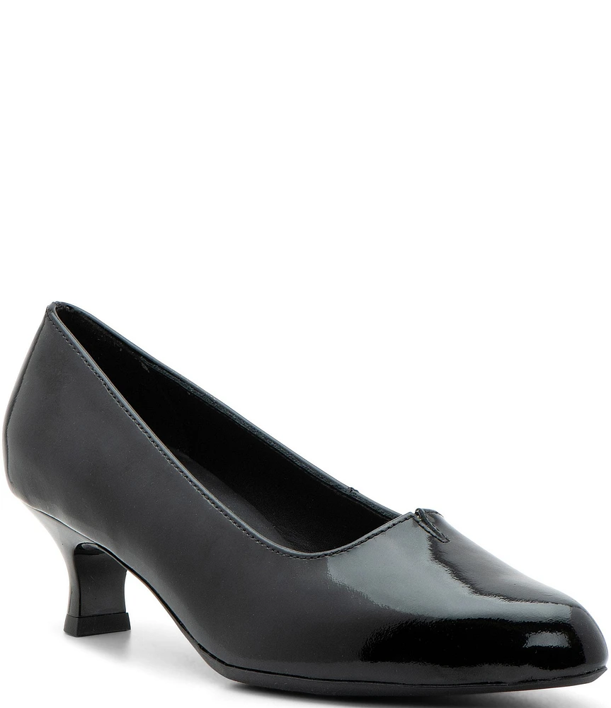 ara Kit Patent Leather Kitten Heel Pumps